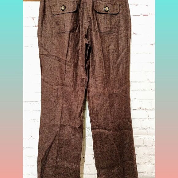 bcbgmaxazria wide linen pants - Picture 2 of 6